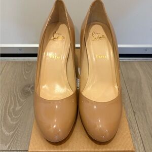 CHRISTIAN LOUBOUTIN simple pump 70 patent calf